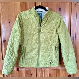 Isis Quilted Light Jacket, Size 6, Green
